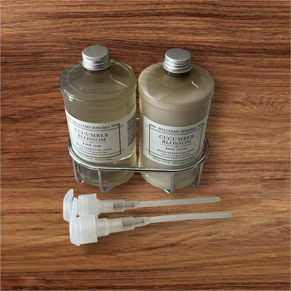 Williams Sonoma Cucumber Blossom Soap and Lotion Duo